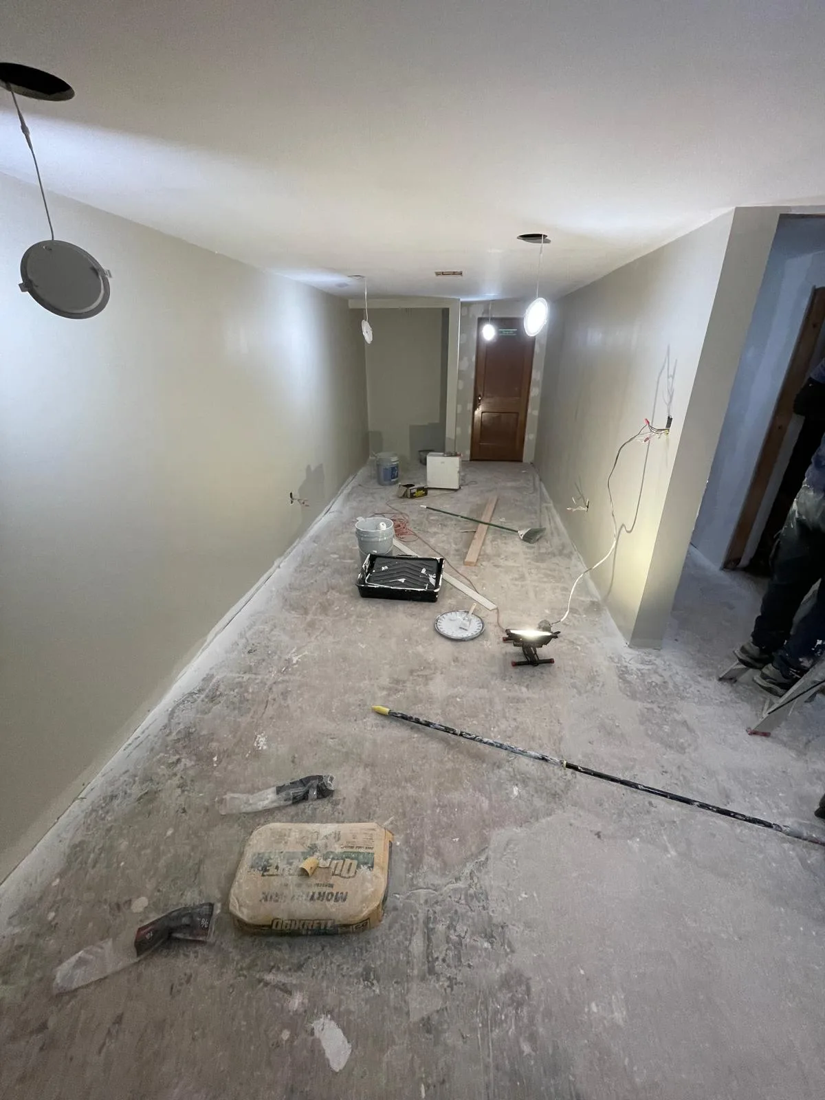 Interior room undergoing remodeling work